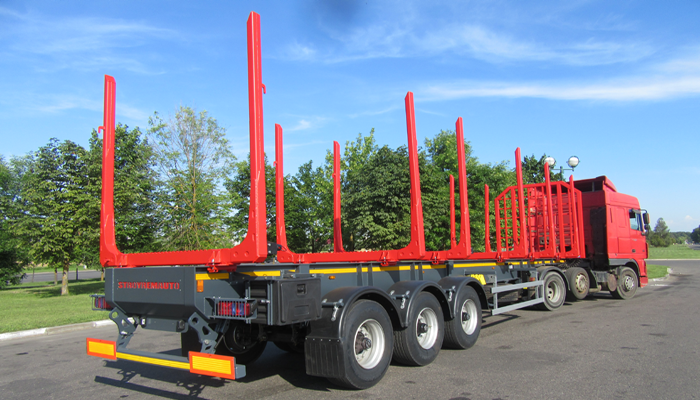 полуприцеп сортиментовоз лесовоз