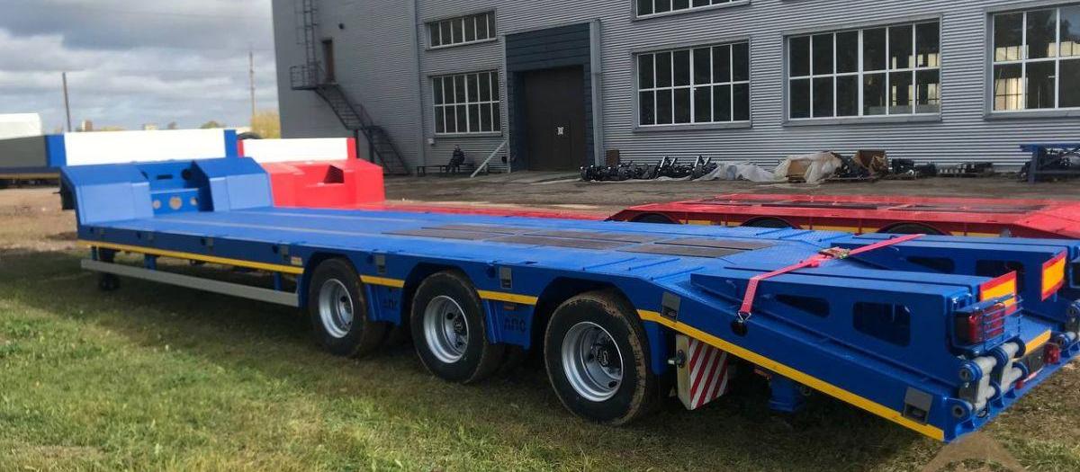 низкорамные полуприцепы тяжеловозы