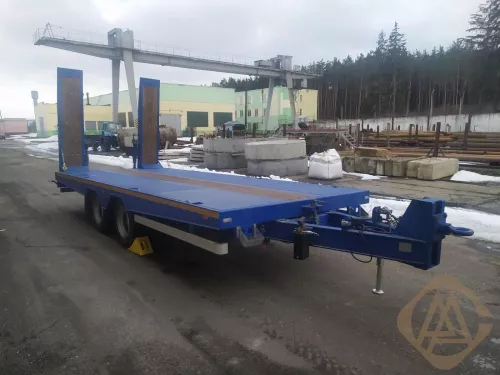 Низкорамный прицеп АПС 852401 двухосный