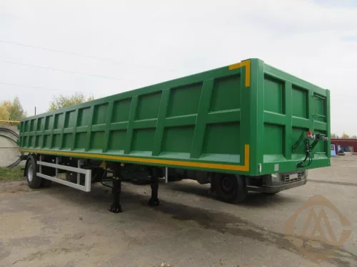 Полуприцеп бортовой ломовоз одноосный АПС 551200